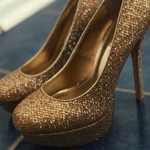 Gold heels